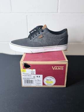 Vans Winston Deluxe Men's Size 9.5 Black/Dachshund Sneakers